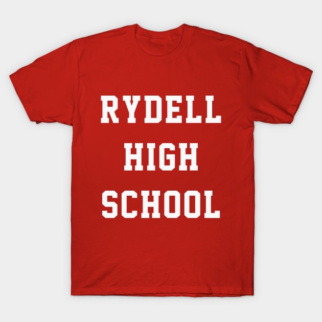 Rydell High School - Danny  - Grease T-Shirt by The Hitman Jake Capone